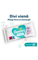 PAMPERS Sensitive, Plastic Free, mitrās salvetes, 4x52gab.
