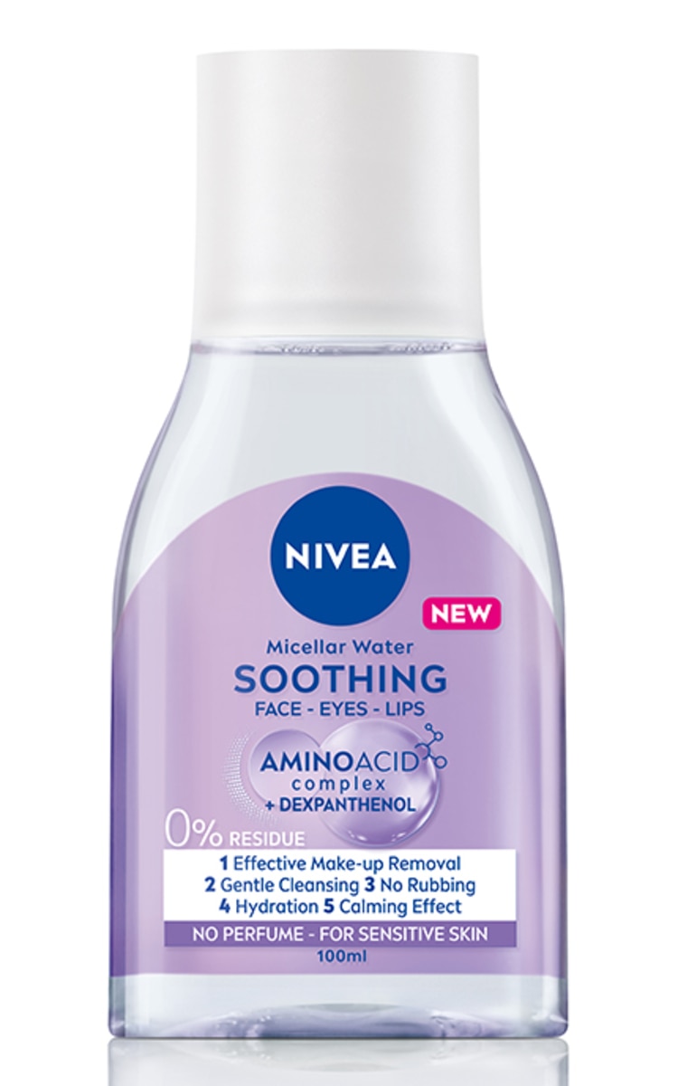 DĀVANA NIVEA Micelārais ūdens ar aminoskābi un dekspantenolu jutīgai ādai, 100ml 100 ml