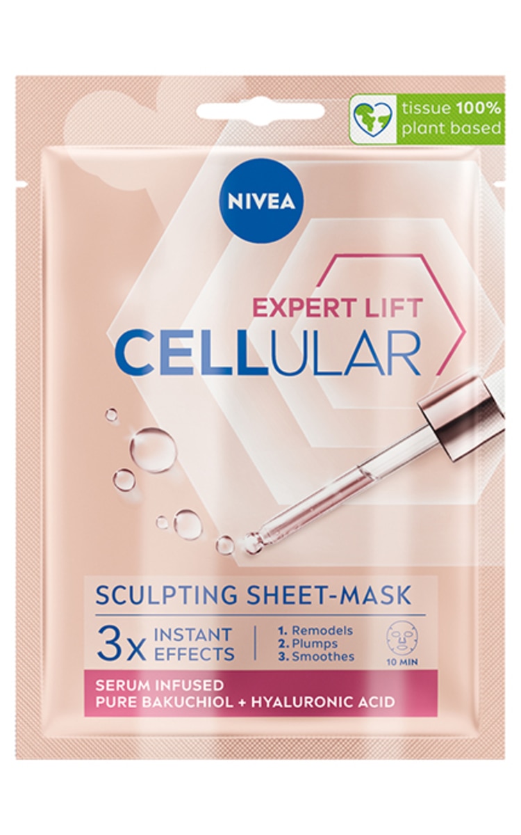 NIVEA VISAGE NIVEA Hyaluron Cellular Filler mitrinoša audumu maska sejai, 1gab. 1 gab.