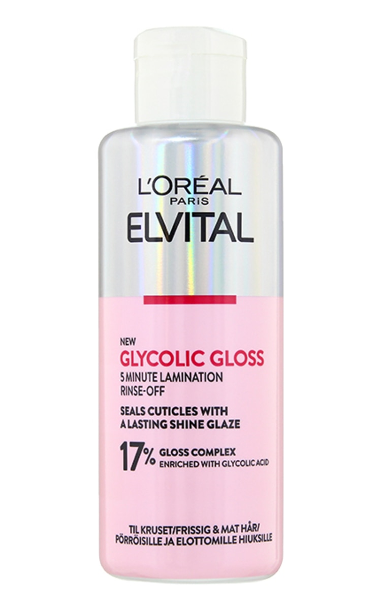 ELVITAL Glycolic Gloss – piecu minūšu izskalojams laminējošs līdzeklis, 200ml