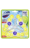 DOMESTOS Power5 Trio Lime tualetes bloks, 3x50g