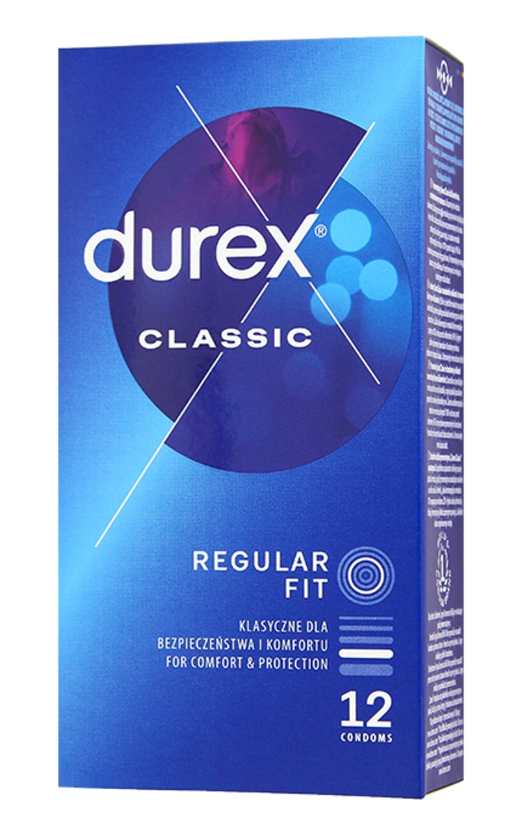 DUREX DUREX Classic prezervatīvi, 12gab. 12 gab.