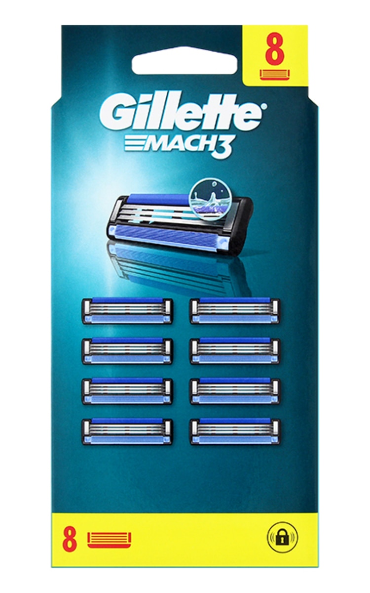 GILLETTE GILLETTE Mach3 kasetnes, 8gab. 8 gab.