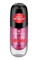 ESSENCE Satin Chrome nagu laka, 03 Meta Maroon, 8ml