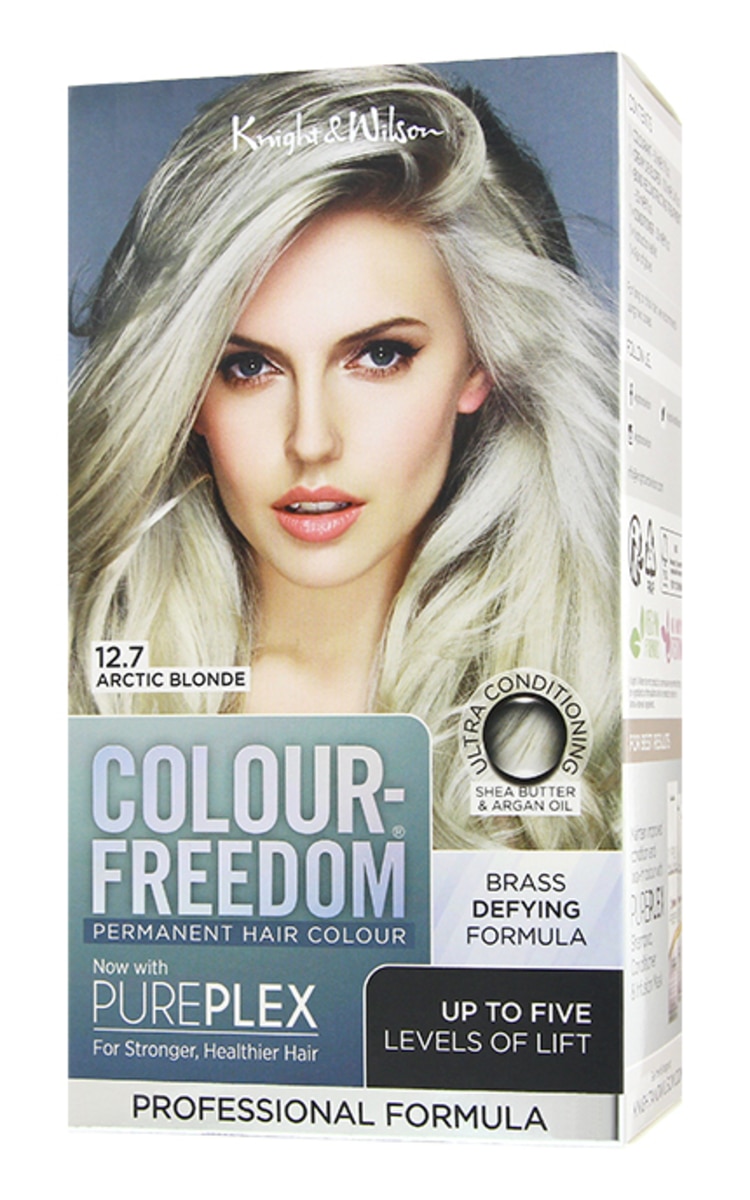 COLOUR FREEDOM COLOUR FREEDOM Pureplex Permanent matu krāsa, 12.7 Arctic Blonde 1 gab.