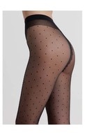 CONTE Fantasy Dots 20den zeķbikses, Nero, izmērs 2
