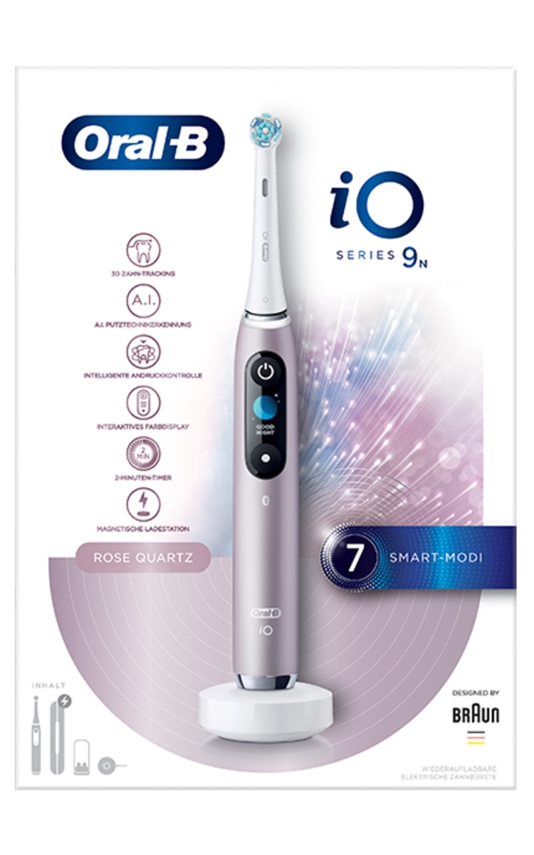 ORAL B ORAL-B iO Series 9 Rose Quartz elektriskā zobu birste 1 gab.