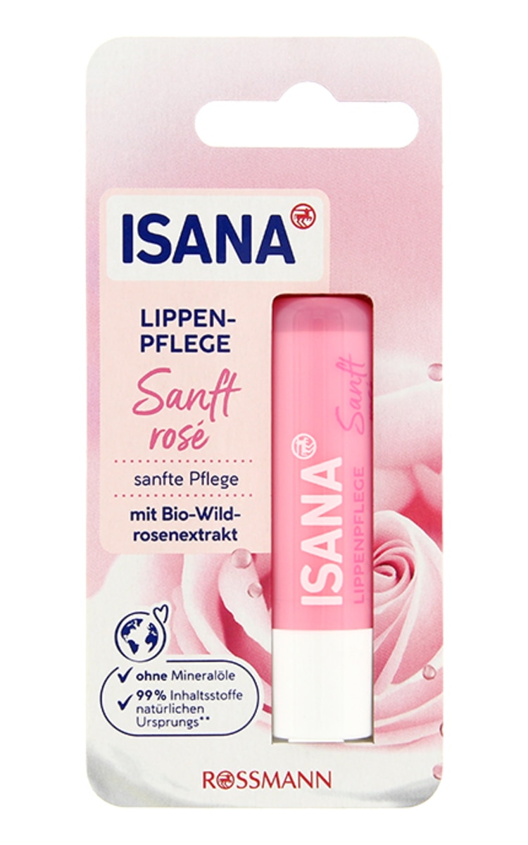 ISANA ISANA Sanft Rose бальзам для губ, 4,8г