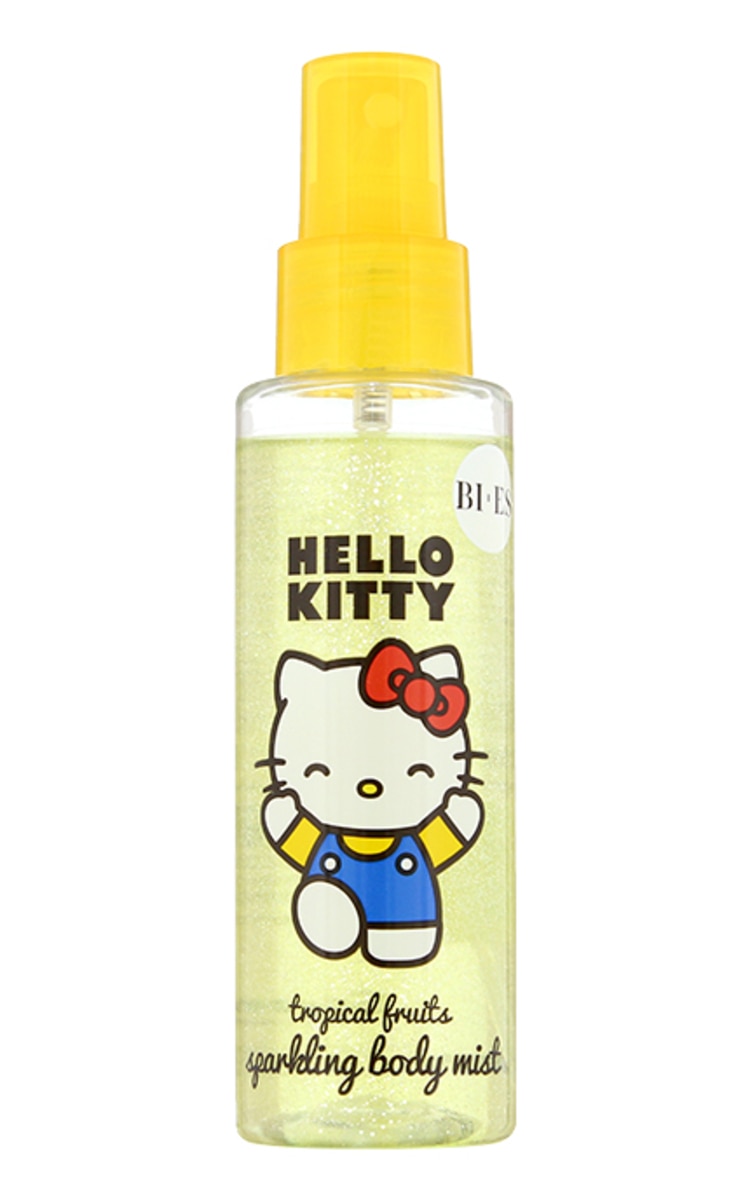 BI ES BI-ES Kids Hello Kitty ароматизированный спрей с блеском для тела, 100мл 100 мл