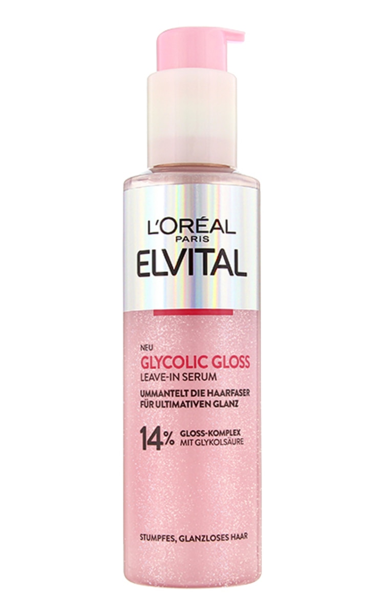 ELVITAL Glycolic Gloss neskalojams serums matiem, 150ml