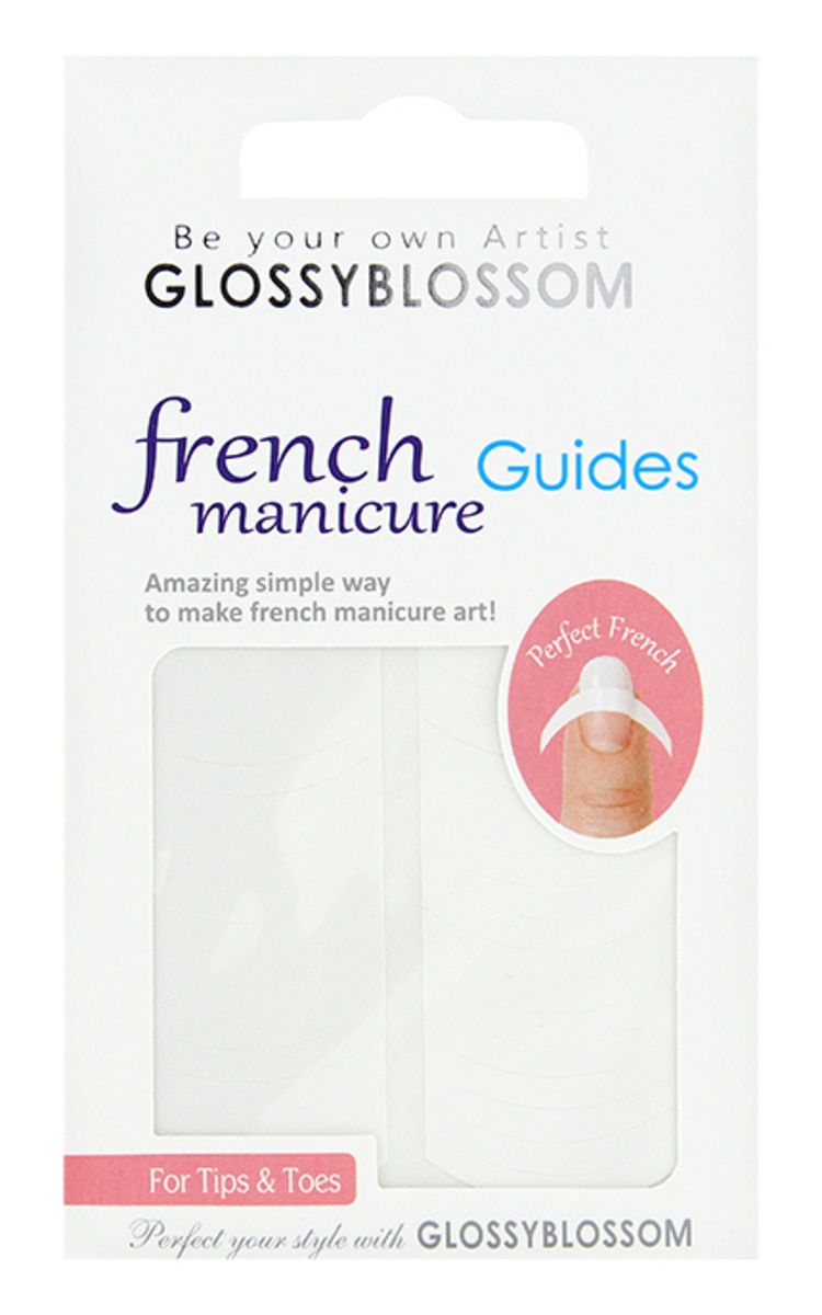 GLOSSY BLOSSOM French Manicure формы для ногтей для французского маникюра 1 шт