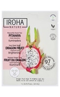  IROHA NATURE undefined IROHA NATURE Auduma maska sejas ādas mirdzumam ar pūķa augli un hialuronskābi, 20g  