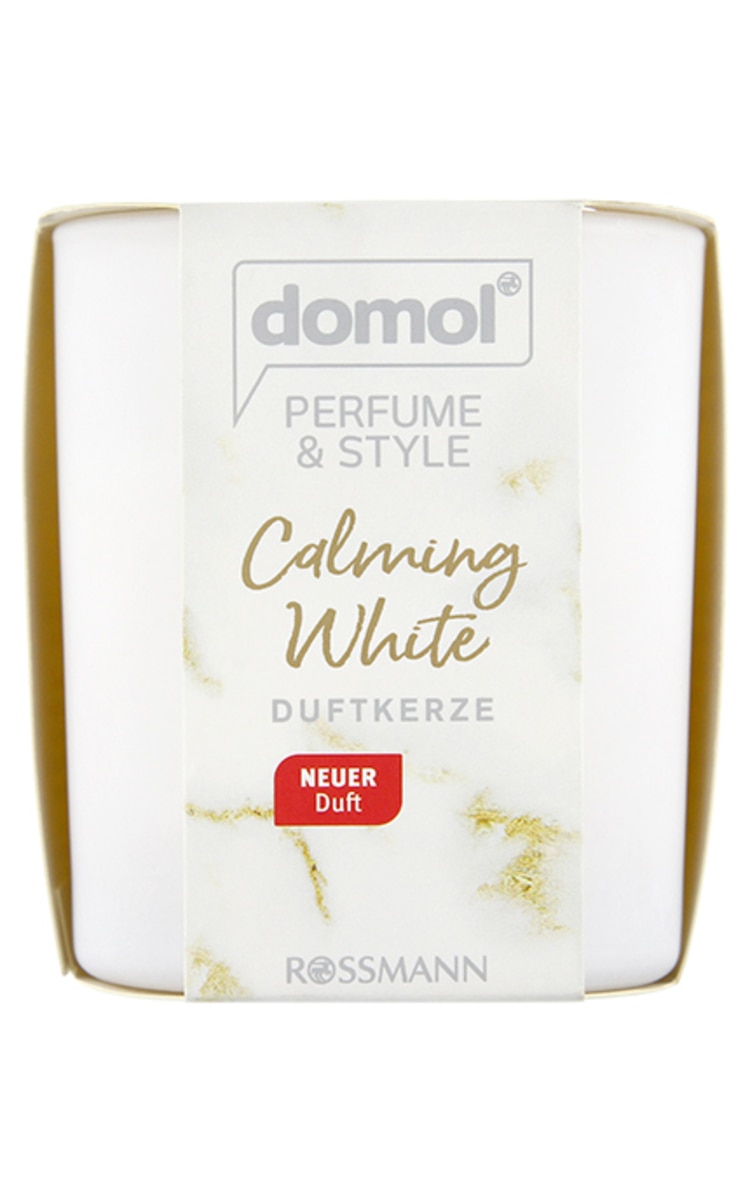 DOMOL DOMOL Perfume&Style Calming White, aromātiskā svece