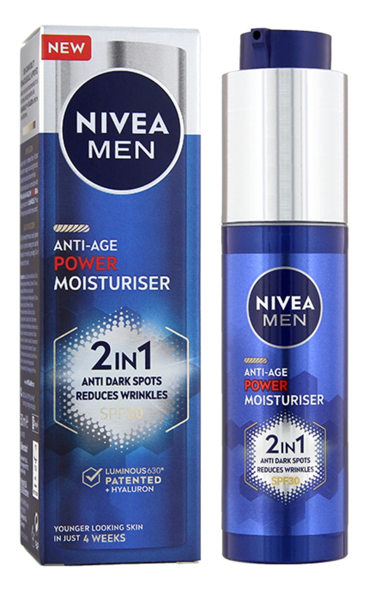 NIVEA MEN NIVEA MEN Anti-Age Power sejas mitrinātājs SPF30, 50ml 50 ml