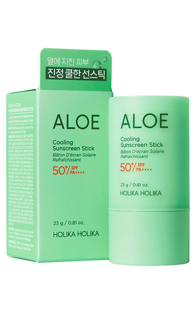 HOLIKA HOLIKA HOLIKA HOLIKA Aloe Cooling Sunscreen Stick SPF50+ saules aizsargkrēma zīmulis, 23g