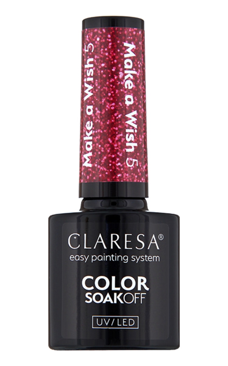 CLARESA CLARESA Color SoakOff UV/LED Make A Wish nagu laka, 5, 5g X