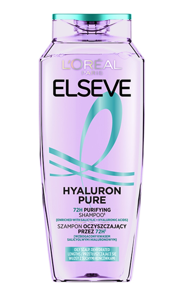 ELSEVE ELSEVE Hyaluron Pure 72h šampūns, 250ml