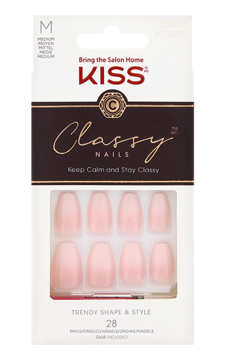 KISS KISS Classy Nails комплект накладных гелевых ногтей 1 шт