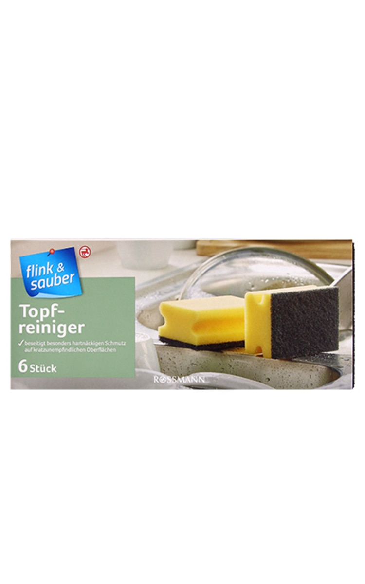 FLINK&SAUBER FLINK&SAUBER Губки для мытья кастрюль, 6шт. 6 шт