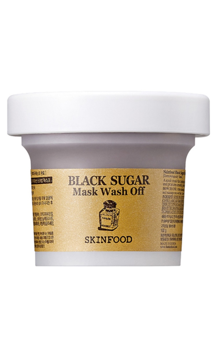 SKINFOOD SKINFOOD Black Sugar Wash Off pīlinga maska, 100g 100 g