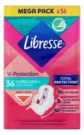  LIBRESSE undefined LIBRESSE Ultra Long+ гигиенические прокладки Mega Pack, 36шт.  