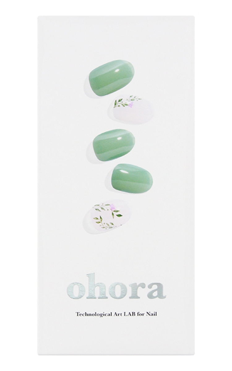 OHORA OHORA Semi Cured Gel Nail Strips (N Spring Garden) набор гелевых наклеек для маникюра, 30 наклеек