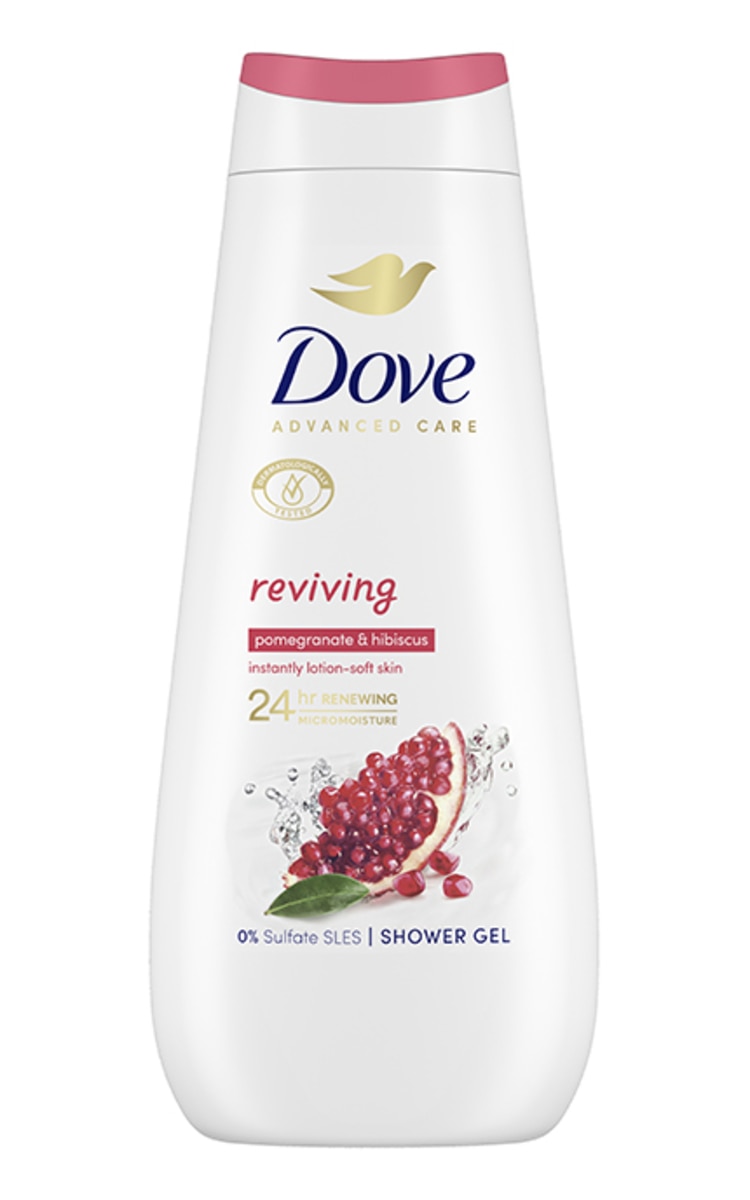 DOVE DOVE Reviving Pomegranate&Hibiscus dušas želeja, 400ml 400 ml