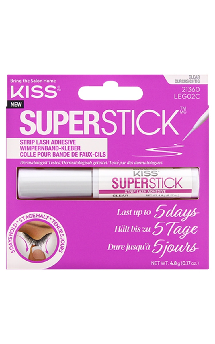 KISS KISS Superstick mākslīgo skropstu līme, Clear, 4.8g