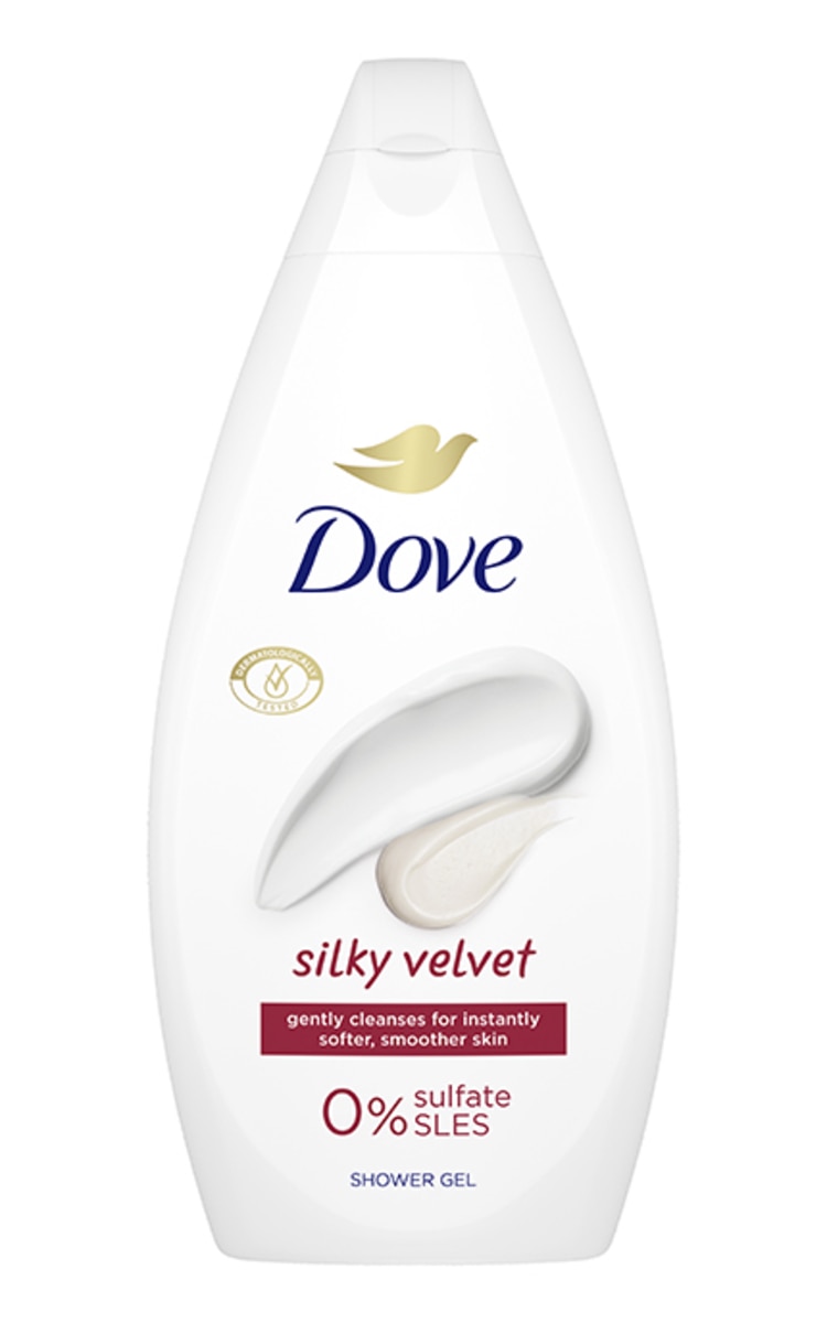 DOVE DOVE Silky Velvet dušas želeja, 450ml 450 ml