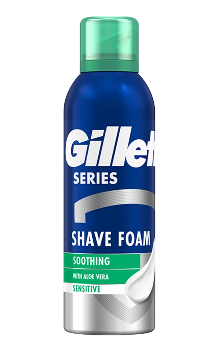 GILLETTE GILLETTE Series Aloe Vera Sensitive пена для бритья, 200мл 200 мл