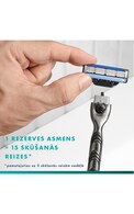 GILLETTE Mach3 skūšanās aparāts vīriešiem+2 kasetnes