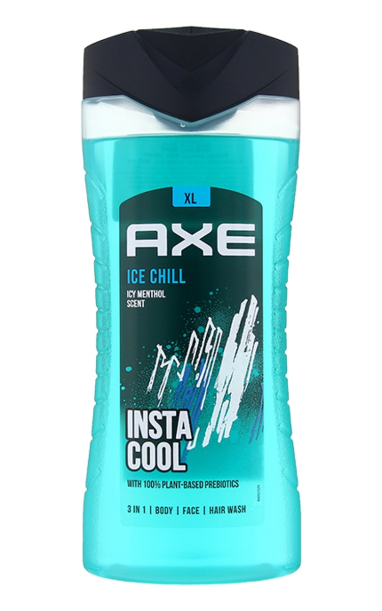 AXE Ice Chill 3in1 dušas želeja ķermenim, sejai un matiem XL, 400ml