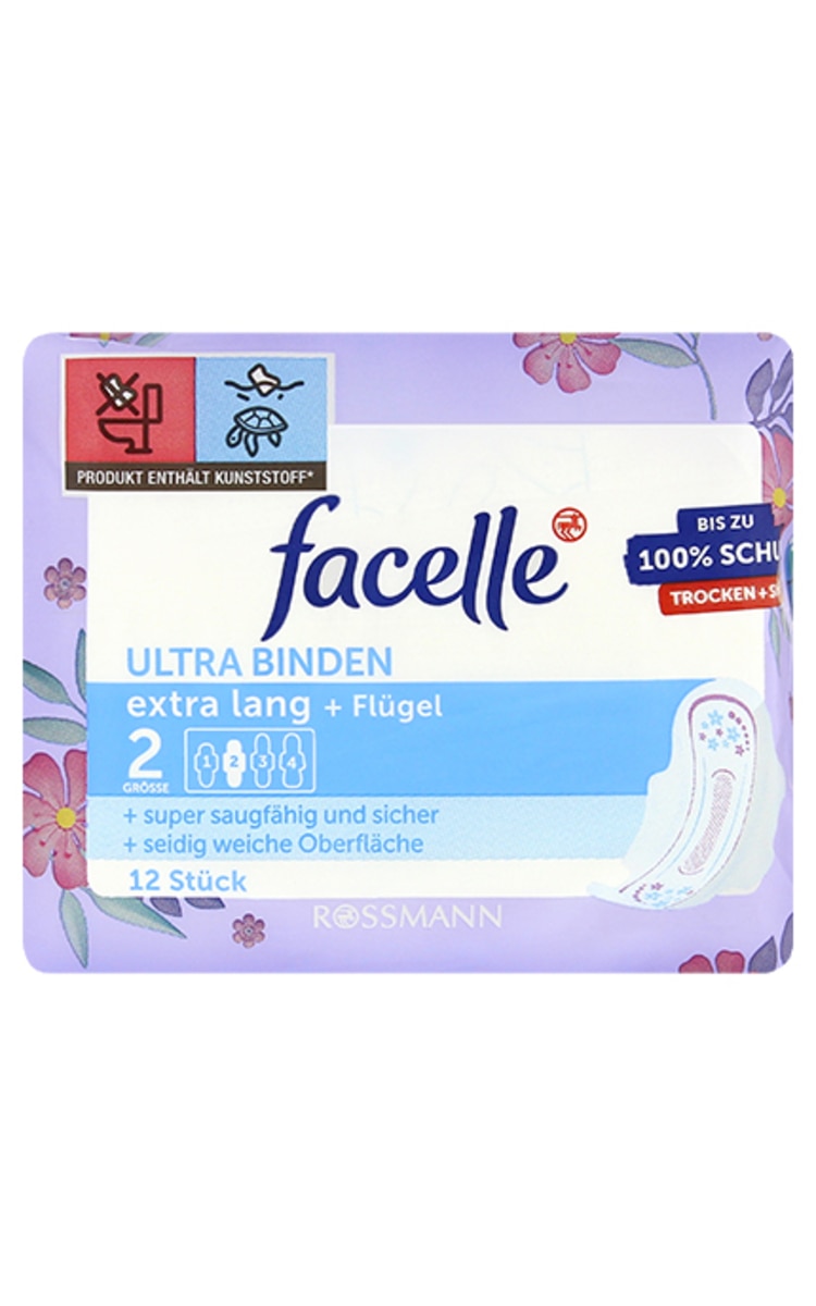 FACELLE FACELLE Ultra Extra Long гигиенические прокладки, 12шт. 12 шт