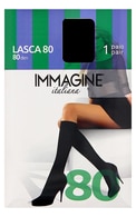  IMMAGINE undefined IMMAGINE Lasca 80den pusgarās zeķes, Nero, 1 pāris  