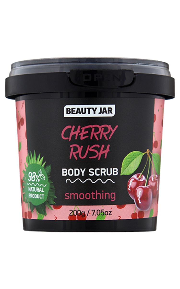 BEAUTY JAR BEAUTY JAR Cherry Rush ķermeņa skrubis, 200g