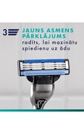 GILLETTE Mach3 мужской бритвенный станок+5 кассеты