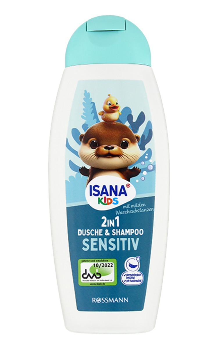 ISANA KIDS ISANA KIDS 2in1 Sensitiv šampūns un dušas želeja jutīgai ādai, 300ml 300 ml