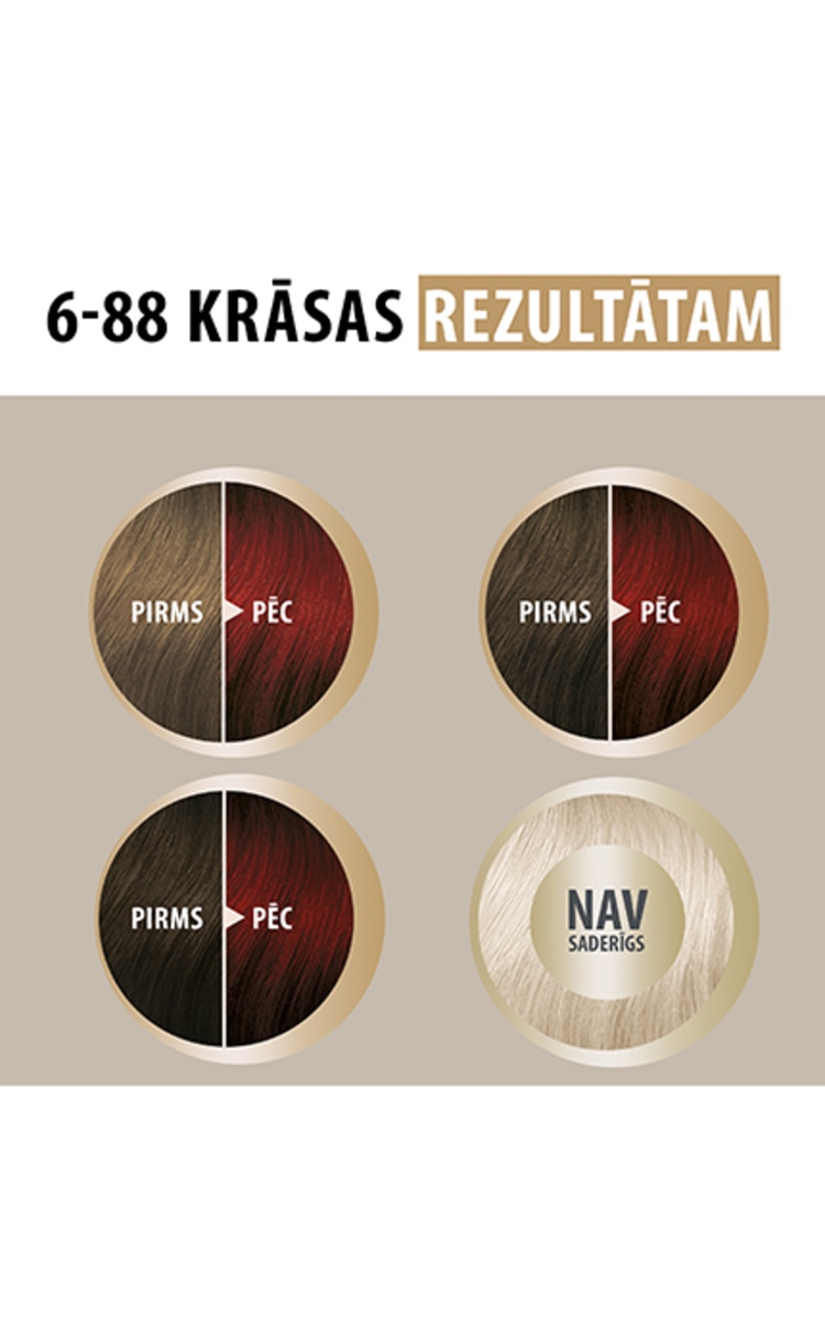 CRÈME SUPREME краска для волос, 6-88 Red Dark Blonde