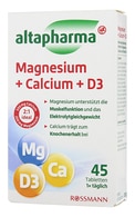  ALTAPHARMA undefined ALTAPHARMA Magnesium+Calcium+D3 пищевая добавка, 45табл. 