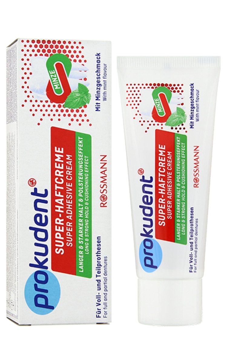 PROKUDENT PROKUDENT Minze Super-Haftcreme клей для зубных протезов, 40г