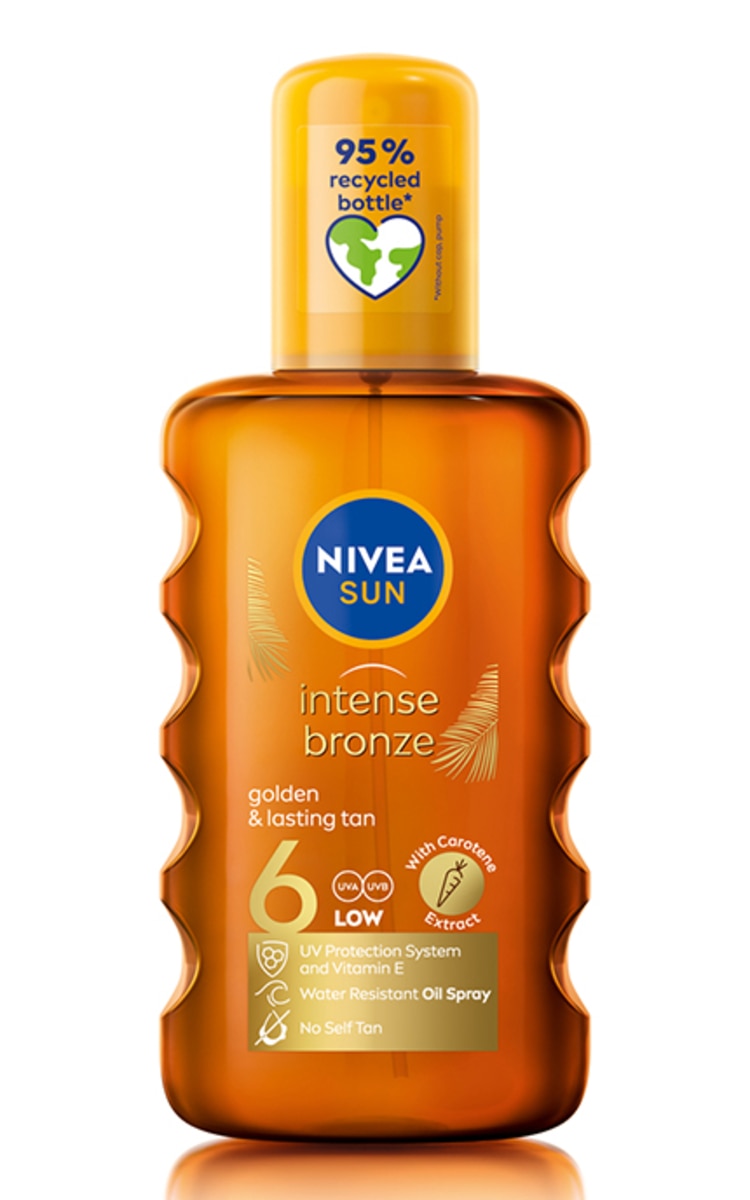 NIVEA NIVEA SUN Intense Bronze SPF6 масло-спрей для защиты от солнца с экстрактом каротина и витамином Е, 200мл 200 мл