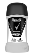 REXONA MEN Invisible on Black+White Clothes antiperspirants-zīmulis, 50ml