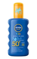  NIVEA undefined NIVEA SUN Kids Protect&Care SPF50+ солнцезащитный лосьон-спрей для детей, 200ml 