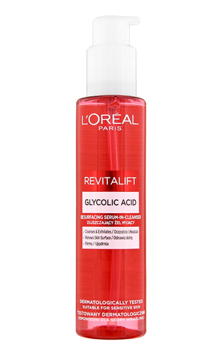 L`OREAL L`OREAL Revitalift izlīdzinoša attīrošā želeja ar glikolskābi, 150ml