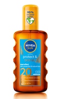 NIVEA SUN Protect&Bronze SPF20 iedegumu aktivizējošs sauļošanās eļļa, 200ml