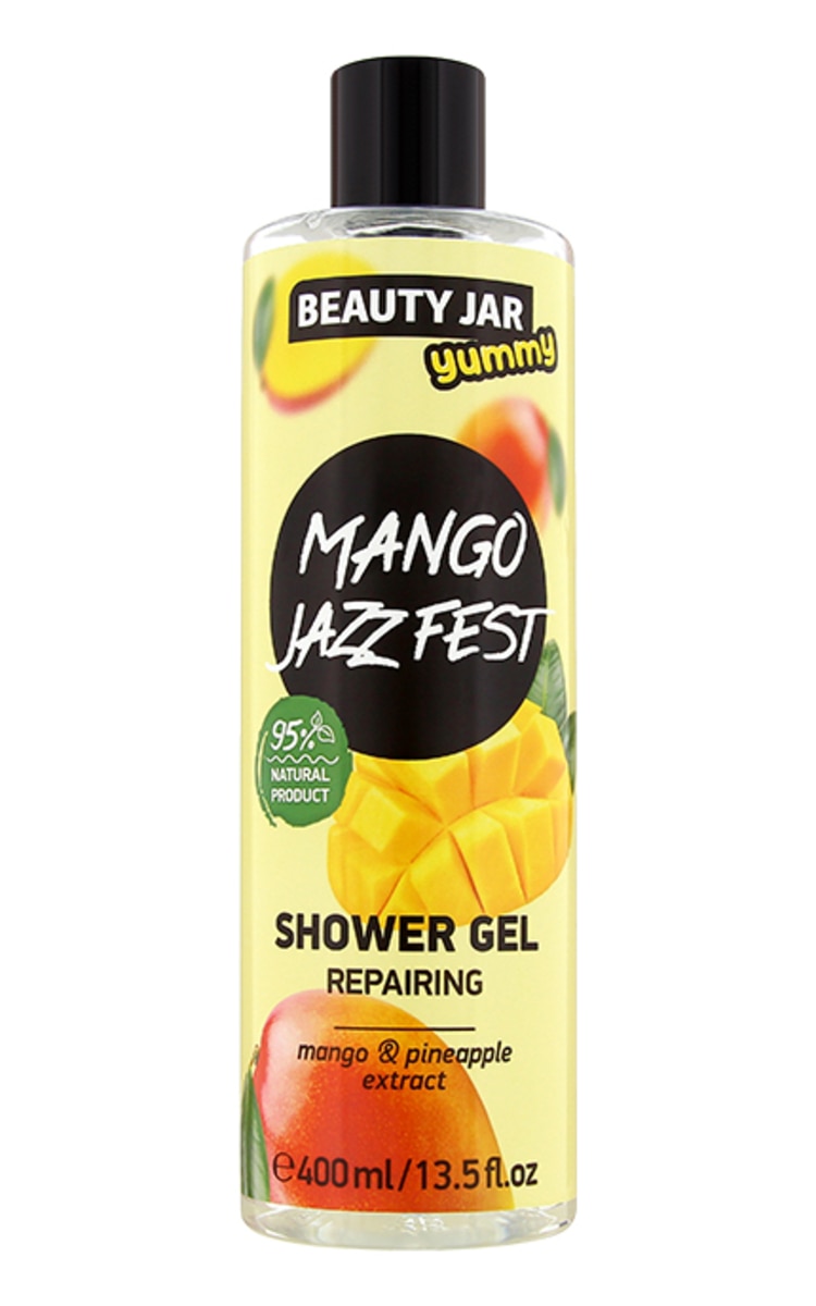 BEAUTY JAR BEAUTY JAR Yummy Mango Jazz Fest gels dušai, 400ml