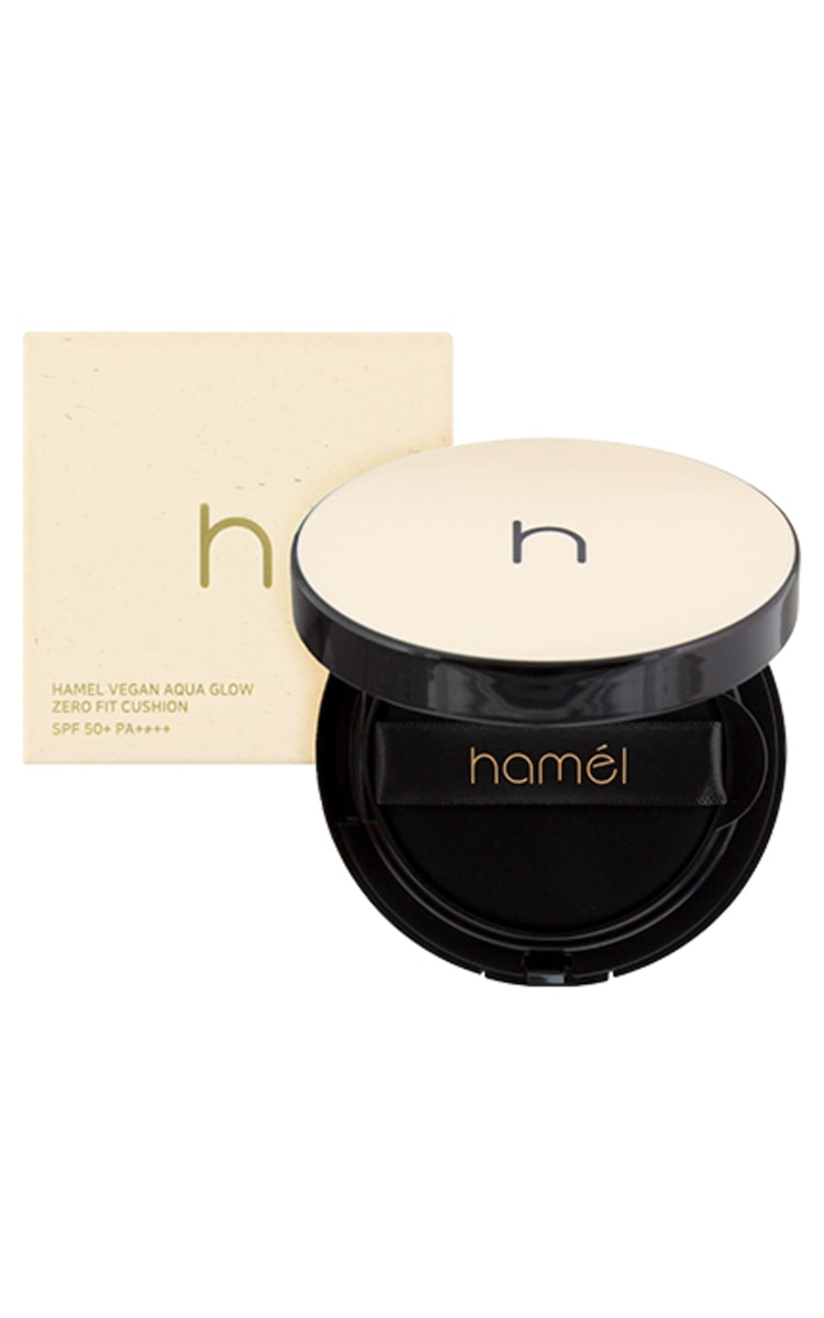 HAMEL Vegan Aqua Glow Zero-Fit SPF50+ PA++++ kušons, 5 Tan, 12g Tan