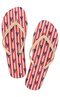 MIINE Sieviešu pludmales čības, Red Stripe MINE undefined MIINE Sieviešu pludmales čības, Red Stripe