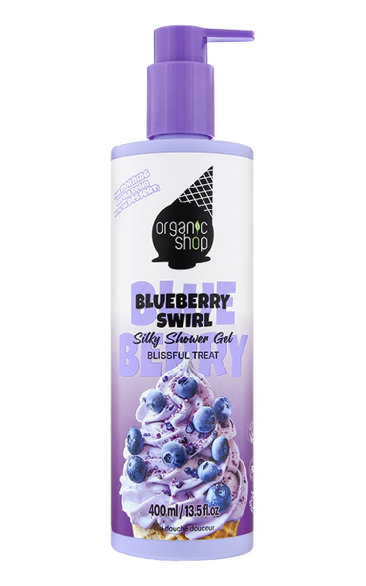 ORGANIC SHOP ORGANIC SHOP Blissful Treat Blueberry Swirl Silky dušas želeja, 400ml