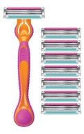 GILLETTE Venus Simply Miami vienreizlietojamie skuvekļi sievietēm, 9gab.